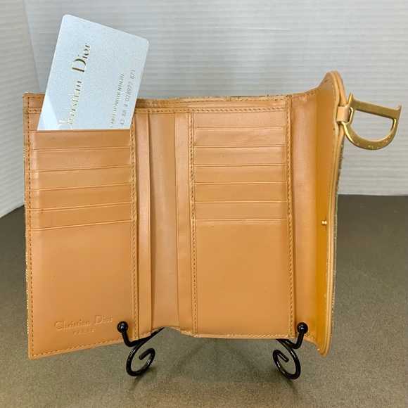 Christian Dior Trotter Wallet, Canvas and Leather - Picture 5 of 10